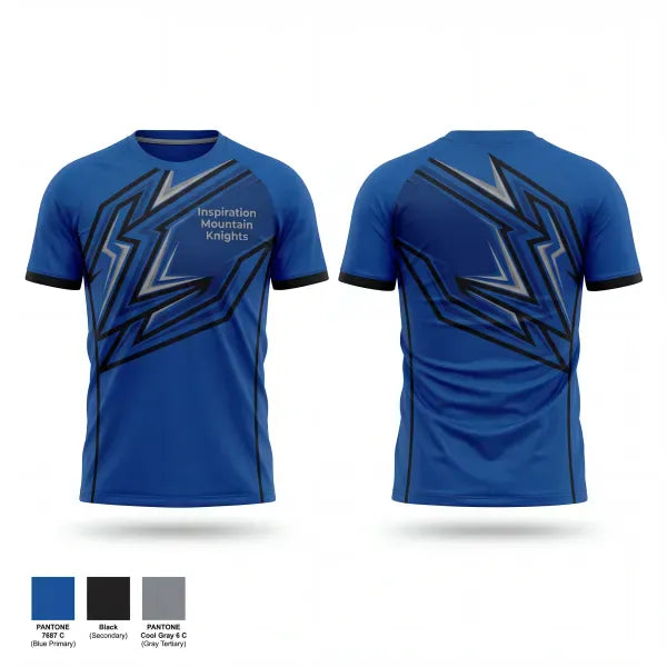 Short Sleeve Performance Shirt, Inspiration Mountain Knights, Baseball, Teamtime, Team time, sublimation, custom sports apparel, team uniforms, spirit wear, spiritwear, sports uniforms, custom shirts, team store, custom team store, fundraiser sports, apparel fundraiser