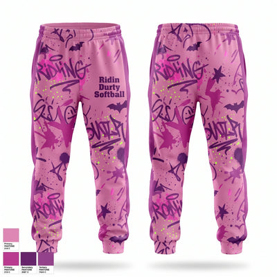 Ridin Durty softball Sweatpants - 1