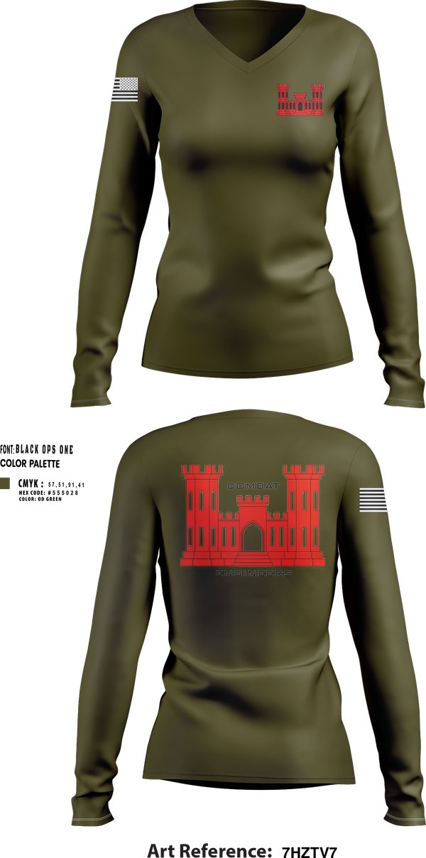 Womens Long Sleeve Vneck Shirt, Engineers, , Teamtime, Team time, sublimation, custom sports apparel, team uniforms, spirit wear, spiritwear, sports uniforms, custom shirts, team store, custom team store, fundraiser sports, apparel fundraiser