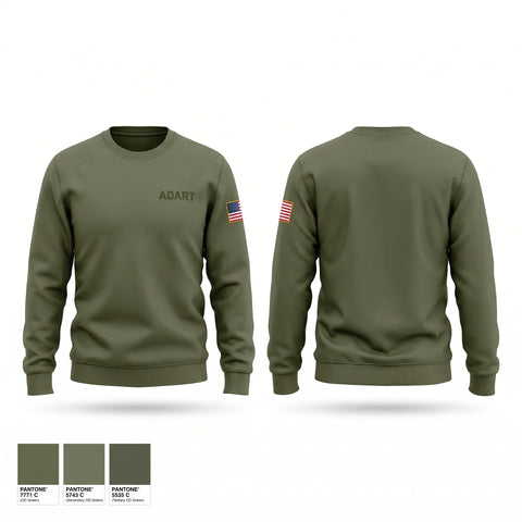 Crew Neck Sweatshirt, ADART, National Guard, Teamtime, Team time, sublimation, custom sports apparel, team uniforms, spirit wear, spiritwear, sports uniforms, custom shirts, team store, custom team store, fundraiser sports, apparel fundraiser
