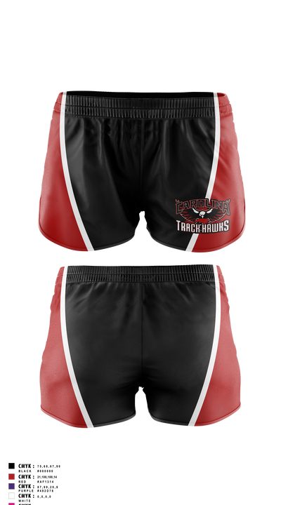Carolina Track Hawks Track Shorts - 2