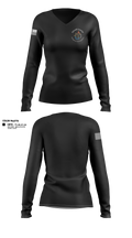 Carroll County Emergency Communications Women's Long Sleeve V-neck Shirt - 11