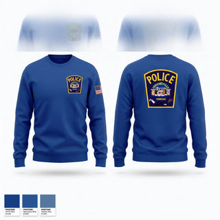 Crew Neck Sweatshirt, Greeneville Police, Police, Teamtime, Team time, sublimation, custom sports apparel, team uniforms, spirit wear, spiritwear, sports uniforms, custom shirts, team store, custom team store, fundraiser sports, apparel fundraiser