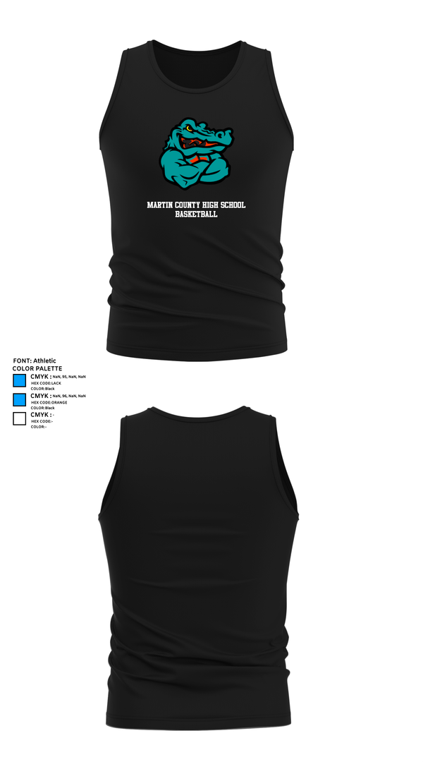 Tank Top, Martin County High School Basketball, Women's Basketball, Teamtime, Team time, sublimation, custom sports apparel, team uniforms, spirit wear, spiritwear, sports uniforms, custom shirts, team store, custom team store, fundraiser sports, apparel fundraiser