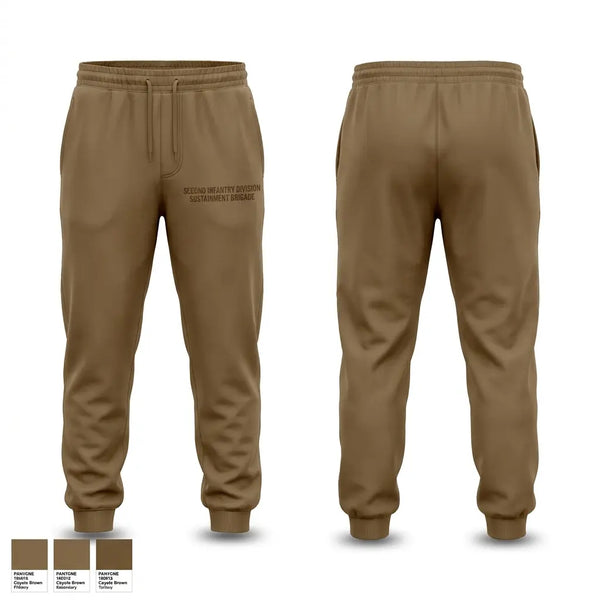 Sweatpants, Second Infantry Division Sustainment Brigade, Army, Teamtime, Team time, sublimation, custom sports apparel, team uniforms, spirit wear, spiritwear, sports uniforms, custom shirts, team store, custom team store, fundraiser sports, apparel fundraiser
