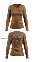 Perrytown Volunteer Fire Department 34251543 Women's Long Sleeve V-neck Shirt - 3