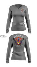 Pierre Rescue 96515631 Women's Long Sleeve V-neck Shirt - 105