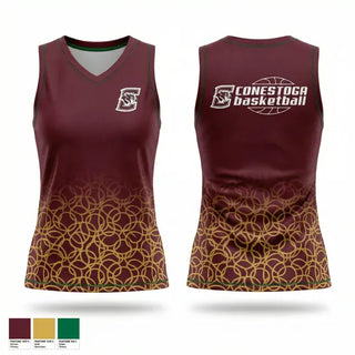 Mens Basketball Jersey, Conestoga, Women's Basketball, Teamtime, Team time, sublimation, custom sports apparel, team uniforms, spirit wear, spiritwear, sports uniforms, custom shirts, team store, custom team store, fundraiser sports, apparel fundraiser