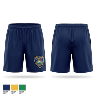 Athletic Shorts With Pockets, Poteau Police Department, Police, Teamtime, Team time, sublimation, custom sports apparel, team uniforms, spirit wear, spiritwear, sports uniforms, custom shirts, team store, custom team store, fundraiser sports, apparel fundraiser