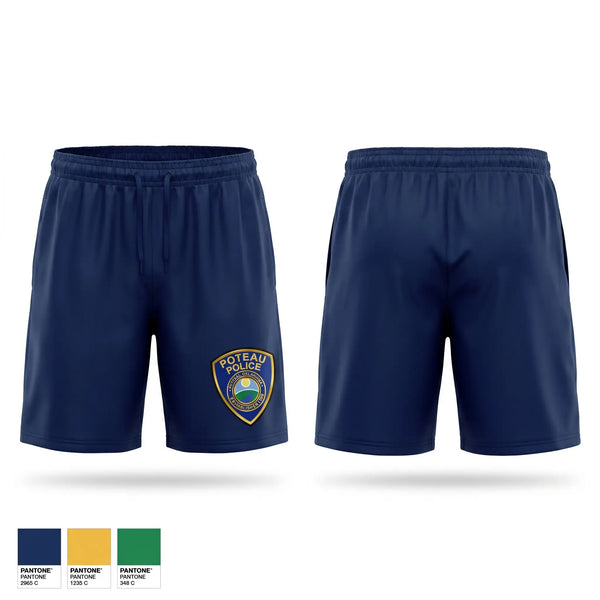 Athletic Shorts With Pockets, Poteau Police Department, Police, Teamtime, Team time, sublimation, custom sports apparel, team uniforms, spirit wear, spiritwear, sports uniforms, custom shirts, team store, custom team store, fundraiser sports, apparel fundraiser