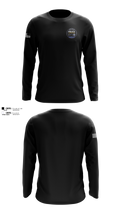 SASPD Long Sleeve Performance Shirt - 100