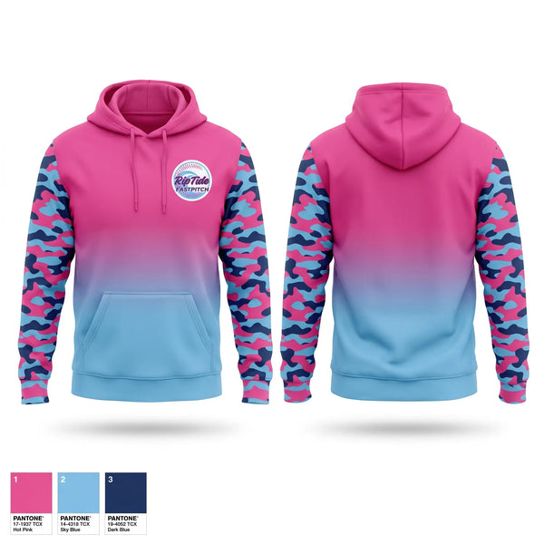 Hoodie, Pompano Beach Riptide, Softball, Teamtime, Team time, sublimation, custom sports apparel, team uniforms, spirit wear, spiritwear, sports uniforms, custom shirts, team store, custom team store, fundraiser sports, apparel fundraiser