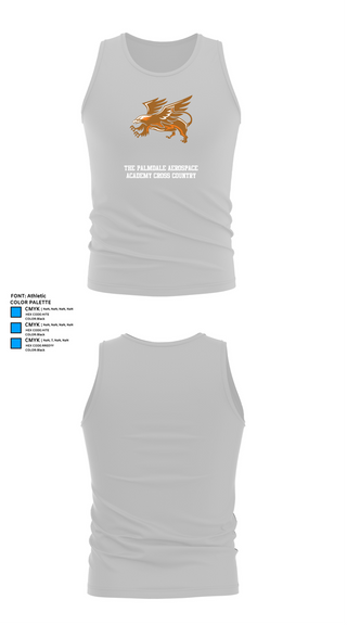 Tank Top, The Palmdale Aerospace Academy Cross Country, Cross Country, Teamtime, Team time, sublimation, custom sports apparel, team uniforms, spirit wear, spiritwear, sports uniforms, custom shirts, team store, custom team store, fundraiser sports, apparel fundraiser
