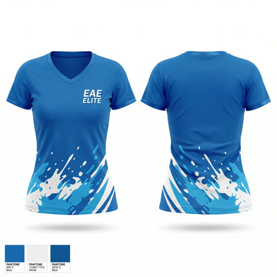 EAE ELITE Women's Short Sleeve V-neck Shirt - 1