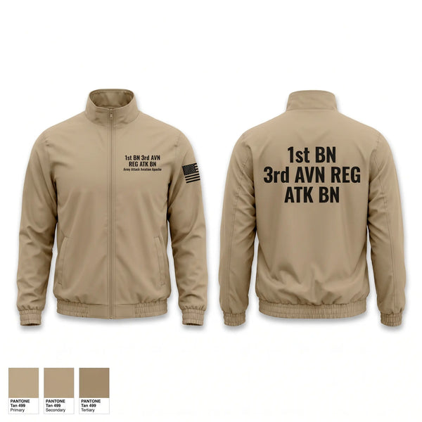 Windbreaker, 1st BN, 3rd AVN REG ATK BN, Army, Teamtime, Team time, sublimation, custom sports apparel, team uniforms, spirit wear, spiritwear, sports uniforms, custom shirts, team store, custom team store, fundraiser sports, apparel fundraiser