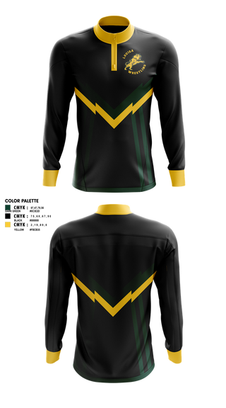 Quarter Zip Jacket, Louisa Wrestling, Wrestling, Teamtime, Team time, sublimation, custom sports apparel, team uniforms, spirit wear, spiritwear, sports uniforms, custom shirts, team store, custom team store, fundraiser sports, apparel fundraiser
