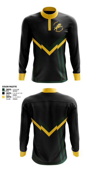 Louisa Wrestling 92315724 Quarter Zip Jacket - 1