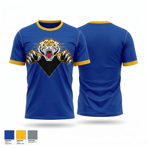 Short Sleeve Performance Shirt, Stringtown Tigers, Women's Basketball, Teamtime, Team time, sublimation, custom sports apparel, team uniforms, spirit wear, spiritwear, sports uniforms, custom shirts, team store, custom team store, fundraiser sports, apparel fundraiser