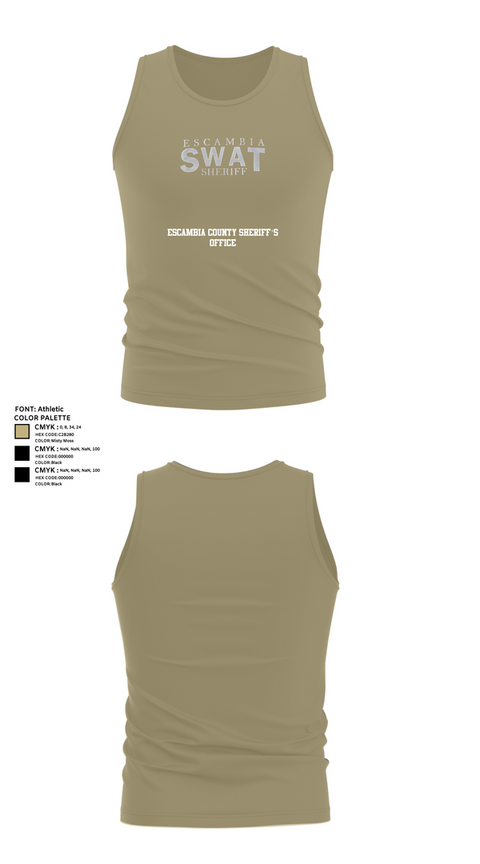 Tank Top, Escambia County Sheriff’s Office, , Teamtime, Team time, sublimation, custom sports apparel, team uniforms, spirit wear, spiritwear, sports uniforms, custom shirts, team store, custom team store, fundraiser sports, apparel fundraiser