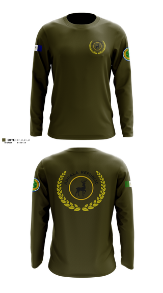 Long Sleeve Performance Shirt, Appala Republic, Army, Teamtime, Team time, sublimation, custom sports apparel, team uniforms, spirit wear, spiritwear, sports uniforms, custom shirts, team store, custom team store, fundraiser sports, apparel fundraiser