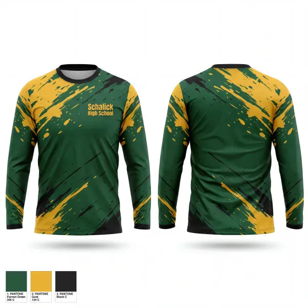 Long Sleeve Performance Shirt, Schalick High School, Wrestling, Teamtime, Team time, sublimation, custom sports apparel, team uniforms, spirit wear, spiritwear, sports uniforms, custom shirts, team store, custom team store, fundraiser sports, apparel fundraiser