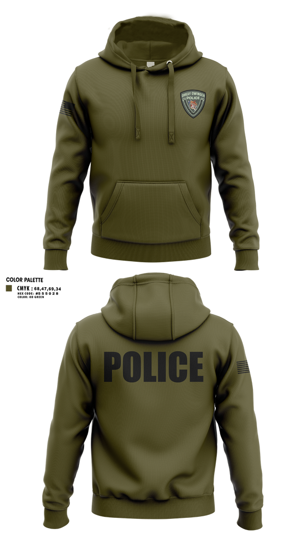 Hoodie, Ohkay Owingeh Police Department, Police, Teamtime, Team time, sublimation, custom sports apparel, team uniforms, spirit wear, spiritwear, sports uniforms, custom shirts, team store, custom team store, fundraiser sports, apparel fundraiser