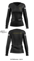 State Police 55165993 Women's Long Sleeve V-neck Shirt - 1