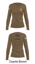130th FAB Target Acquisition Platoon 22737787 Women's Long Sleeve V-neck Shirt - 16