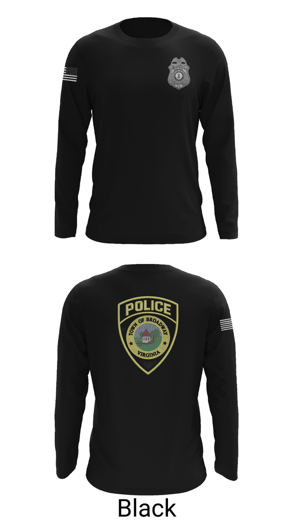 Long Sleeve Performance Shirt, Broadway Police, Police, Teamtime, Team time, sublimation, custom sports apparel, team uniforms, spirit wear, spiritwear, sports uniforms, custom shirts, team store, custom team store, fundraiser sports, apparel fundraiser