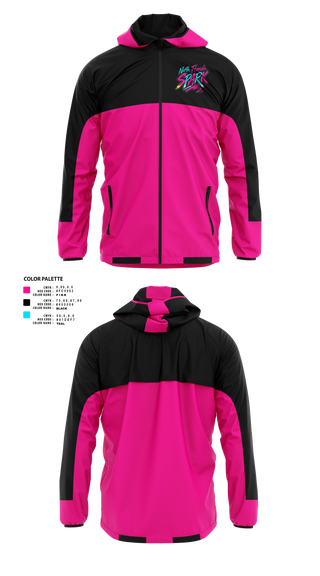 Windbreaker, North Florida Spark, Softball, Teamtime, Team time, sublimation, custom sports apparel, team uniforms, spirit wear, spiritwear, sports uniforms, custom shirts, team store, custom team store, fundraiser sports, apparel fundraiser