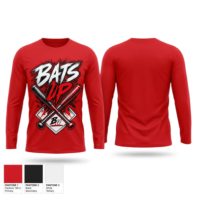 BATS UP Long Sleeve Performance Shirt - 2