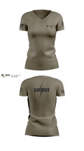 Caldwell County SWAT 66540409 Women's Short Sleeve V-neck Shirt - 1