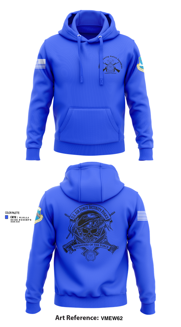 Hoodie, 380th Security Police Squadron, , Teamtime, Team time, sublimation, custom sports apparel, team uniforms, spirit wear, spiritwear, sports uniforms, custom shirts, team store, custom team store, fundraiser sports, apparel fundraiser