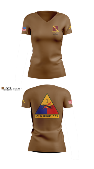 Womens Short Sleeve Vneck Shirt, 4-27 Fa, Army, Teamtime, Team time, sublimation, custom sports apparel, team uniforms, spirit wear, spiritwear, sports uniforms, custom shirts, team store, custom team store, fundraiser sports, apparel fundraiser