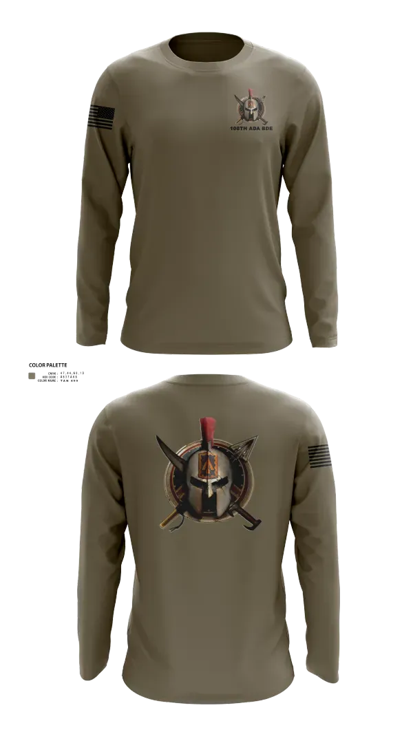 Long Sleeve Performance Shirt, 108th Air Defense Artillery Brigade, Army, Teamtime, Team time, sublimation, custom sports apparel, team uniforms, spirit wear, spiritwear, sports uniforms, custom shirts, team store, custom team store, fundraiser sports, apparel fundraiser
