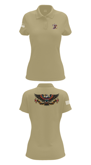 Womens Short Sleeve Performance Polo, ECHO, , Teamtime, Team time, sublimation, custom sports apparel, team uniforms, spirit wear, spiritwear, sports uniforms, custom shirts, team store, custom team store, fundraiser sports, apparel fundraiser