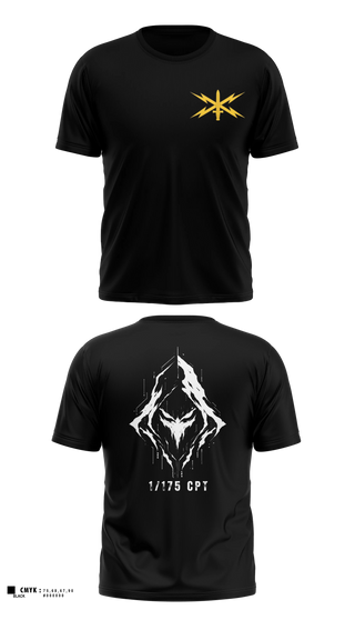 Old School Cotton Feel Shirt, 175 CPT, National Guard, Teamtime, Team time, sublimation, custom sports apparel, team uniforms, spirit wear, spiritwear, sports uniforms, custom shirts, team store, custom team store, fundraiser sports, apparel fundraiser