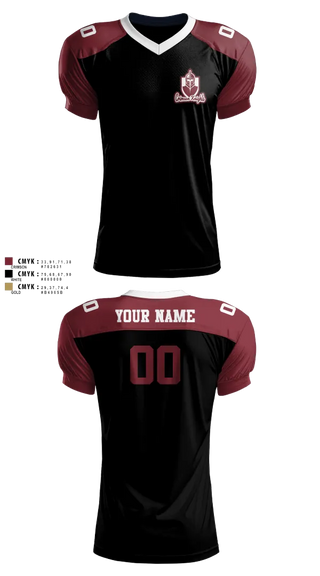 Football Jersey, Whittier Crimson Knights, , Teamtime, Team time, sublimation, custom sports apparel, team uniforms, spirit wear, spiritwear, sports uniforms, custom shirts, team store, custom team store, fundraiser sports, apparel fundraiser