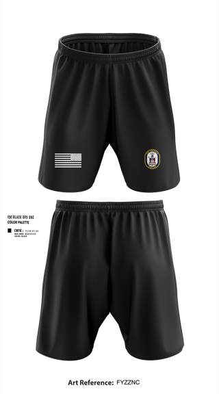 Athletic Shorts With Pockets, DDG 103 OD, , Teamtime, Team time, sublimation, custom sports apparel, team uniforms, spirit wear, spiritwear, sports uniforms, custom shirts, team store, custom team store, fundraiser sports, apparel fundraiser