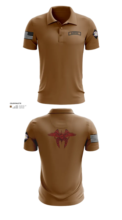 Blackfoot 2nd platoon 36446718 Short Sleeve Performance Polo - 101