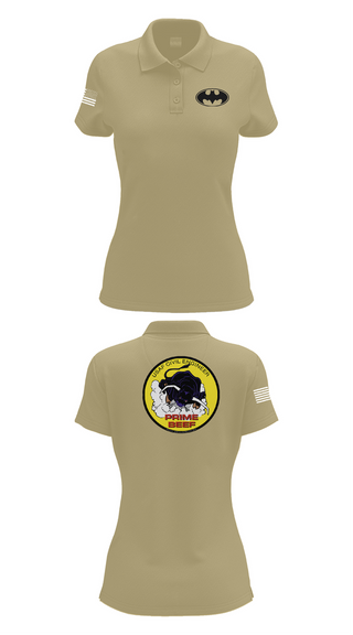 Womens Short Sleeve Performance Polo, 185th CES, Navy, Teamtime, Team time, sublimation, custom sports apparel, team uniforms, spirit wear, spiritwear, sports uniforms, custom shirts, team store, custom team store, fundraiser sports, apparel fundraiser
