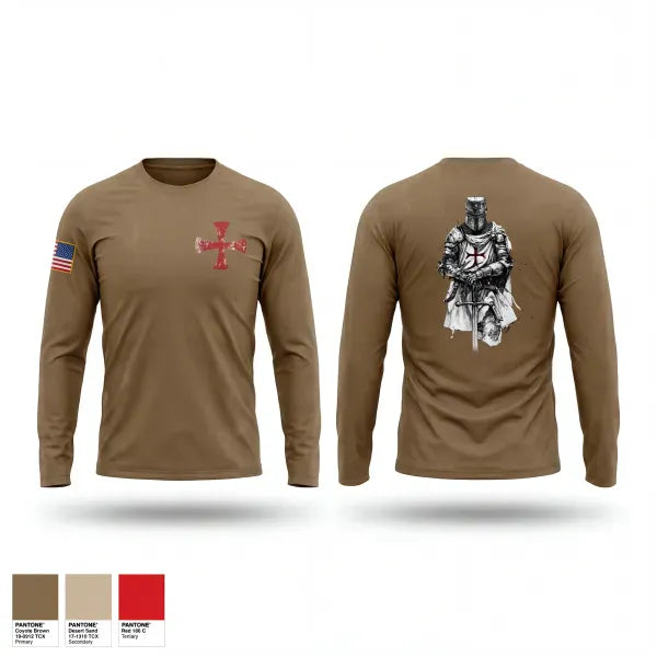 Long Sleeve Performance Shirt, Templars, Army, Teamtime, Team time, sublimation, custom sports apparel, team uniforms, spirit wear, spiritwear, sports uniforms, custom shirts, team store, custom team store, fundraiser sports, apparel fundraiser