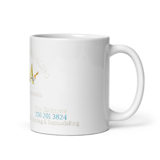 JM PAINTING &REMODELING 36722841 White Glossy Mug - Small