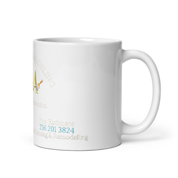 JM PAINTING &REMODELING 36722841 White Glossy Mug - Small