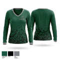 Huntington University Women's Long Sleeve V-neck Shirt - 1