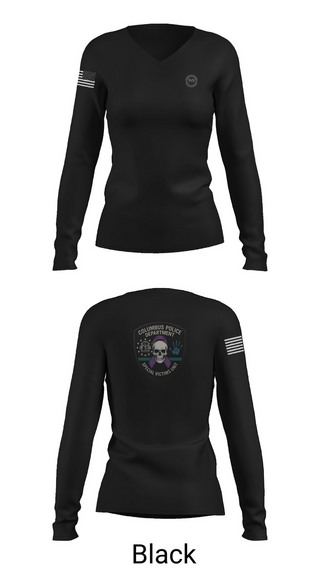 Womens Long Sleeve Vneck Shirt, Special Victims Unit, Police, Teamtime, Team time, sublimation, custom sports apparel, team uniforms, spirit wear, spiritwear, sports uniforms, custom shirts, team store, custom team store, fundraiser sports, apparel fundraiser