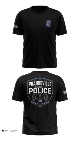 Old School Cotton Feel Shirt, Prairieville Township police, Police, Teamtime, Team time, sublimation, custom sports apparel, team uniforms, spirit wear, spiritwear, sports uniforms, custom shirts, team store, custom team store, fundraiser sports, apparel fundraiser