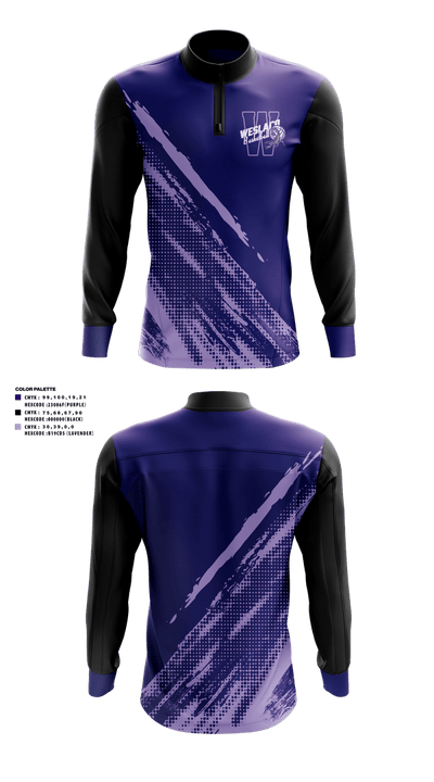 Weslaco Scorpions 41640937 Quarter Zip Jacket - 1