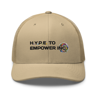 H.Y.P.E. to Empower, Inc. Retro Trucker Hat | Yupoong 6606