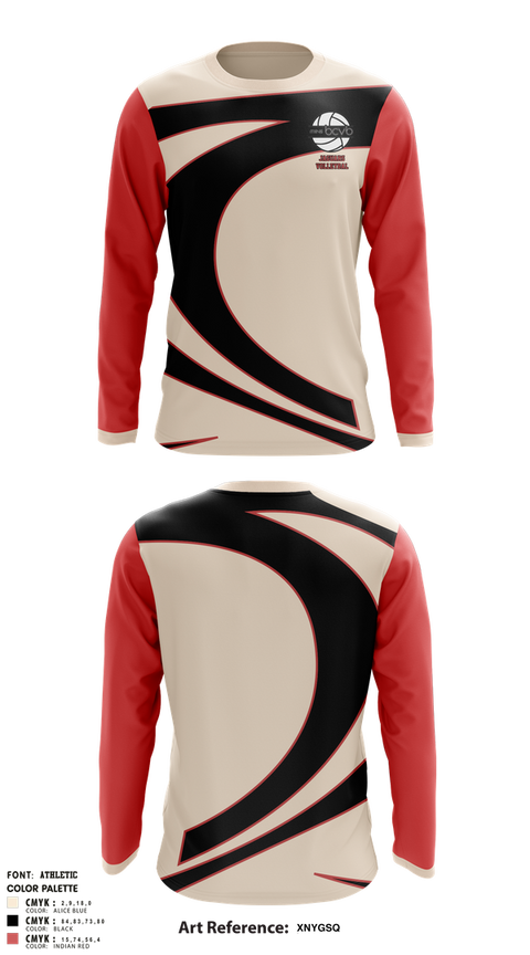 Long Sleeve Performance Shirt, Jaguars, Men's Volleyball, Teamtime, Team time, sublimation, custom sports apparel, team uniforms, spirit wear, spiritwear, sports uniforms, custom shirts, team store, custom team store, fundraiser sports, apparel fundraiser